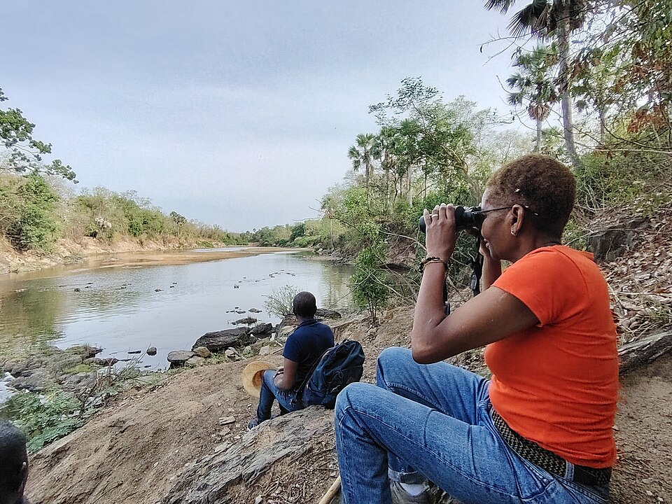 Visiteurs dans le parc national de la Bénoué